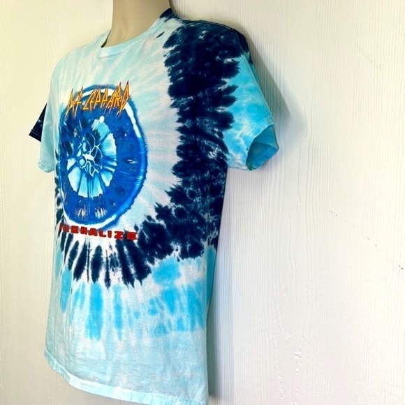 Def Leppard - Tye Dye Def Leppard Adrenalize Graphic T Shirt Size Small - Picture 5 of 9